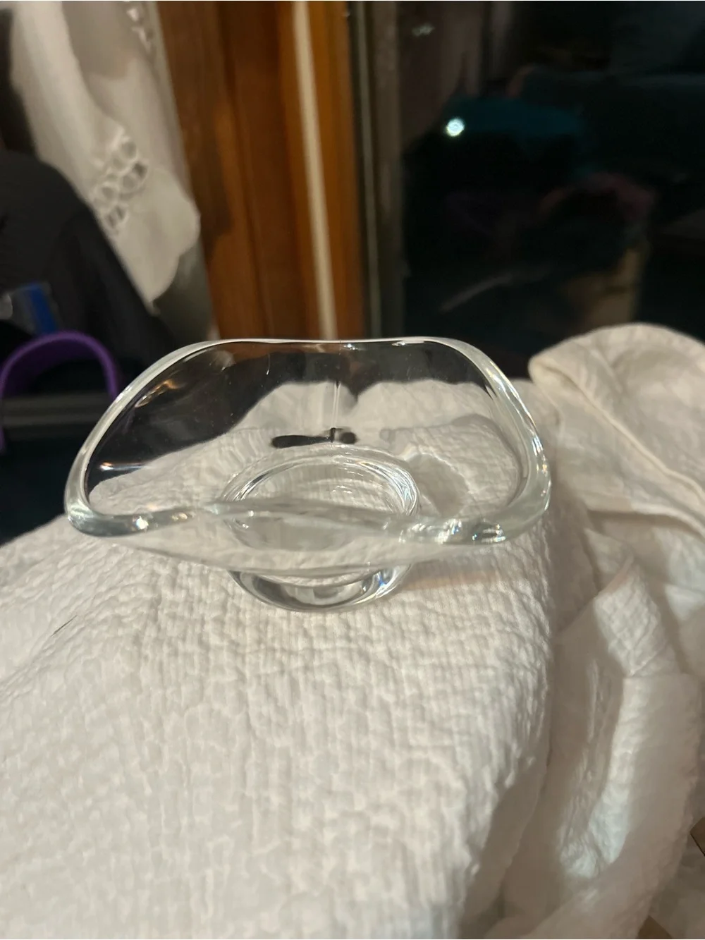 SIN White Urchin Glass Decorative Bowls - Set of 3
